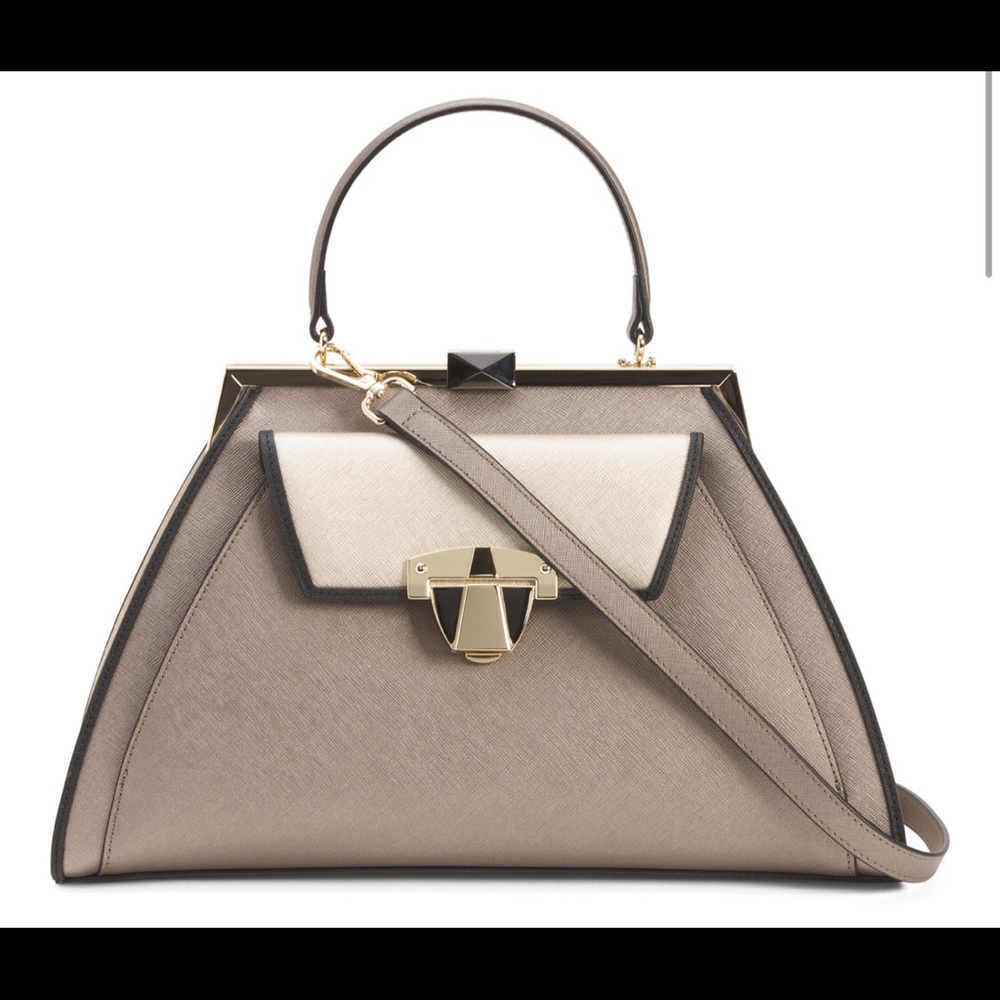 Cromia Leather Seatchel.Made in Italy.